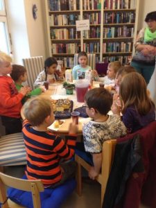 Besuch in der Bibliothek